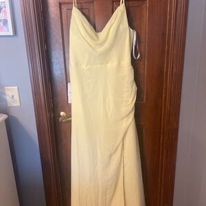 Yellow Bridesmaid Dress